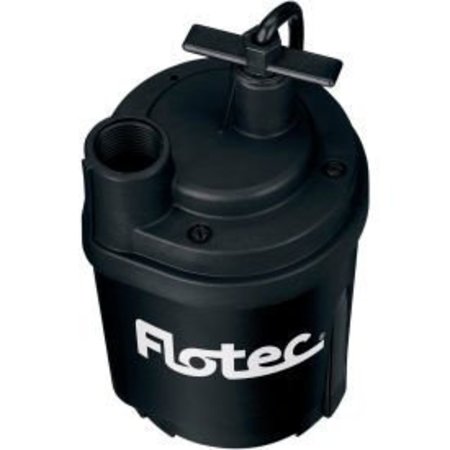 PENTAIR FLOW TECHNOLOGIES Flotec Submersible Water Removal Utility Pump 1/4 HP, 1600 GPH FP0S1600X-08